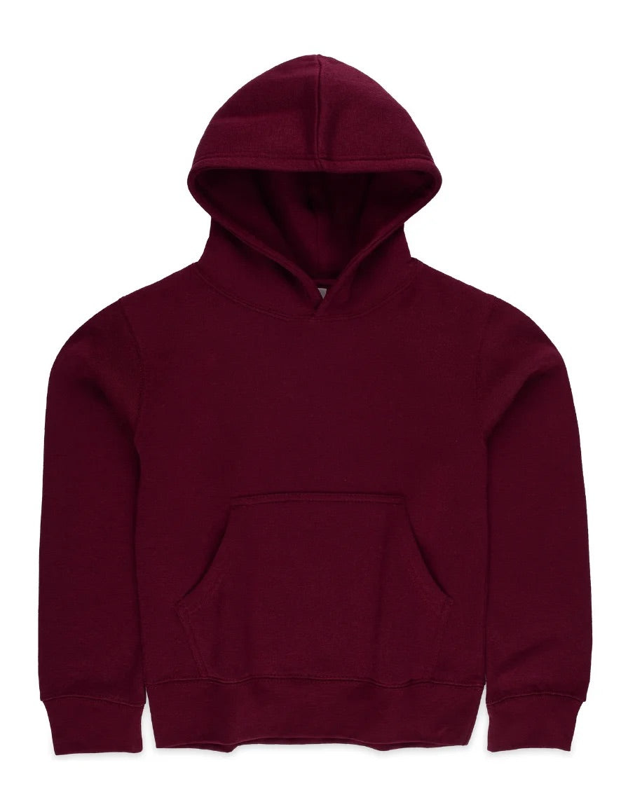 Milltex 517 Youth Unisex Hoodie | Midweight Cotton Blend Pullover Sweatshirt