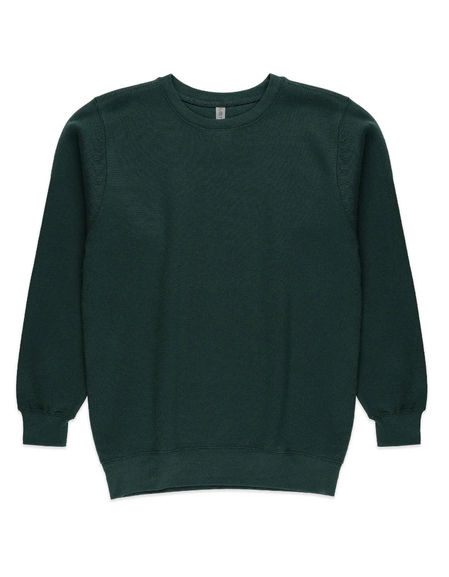 Milltex 303 Unisex Midweight Crewneck Fleece Sweatshirt