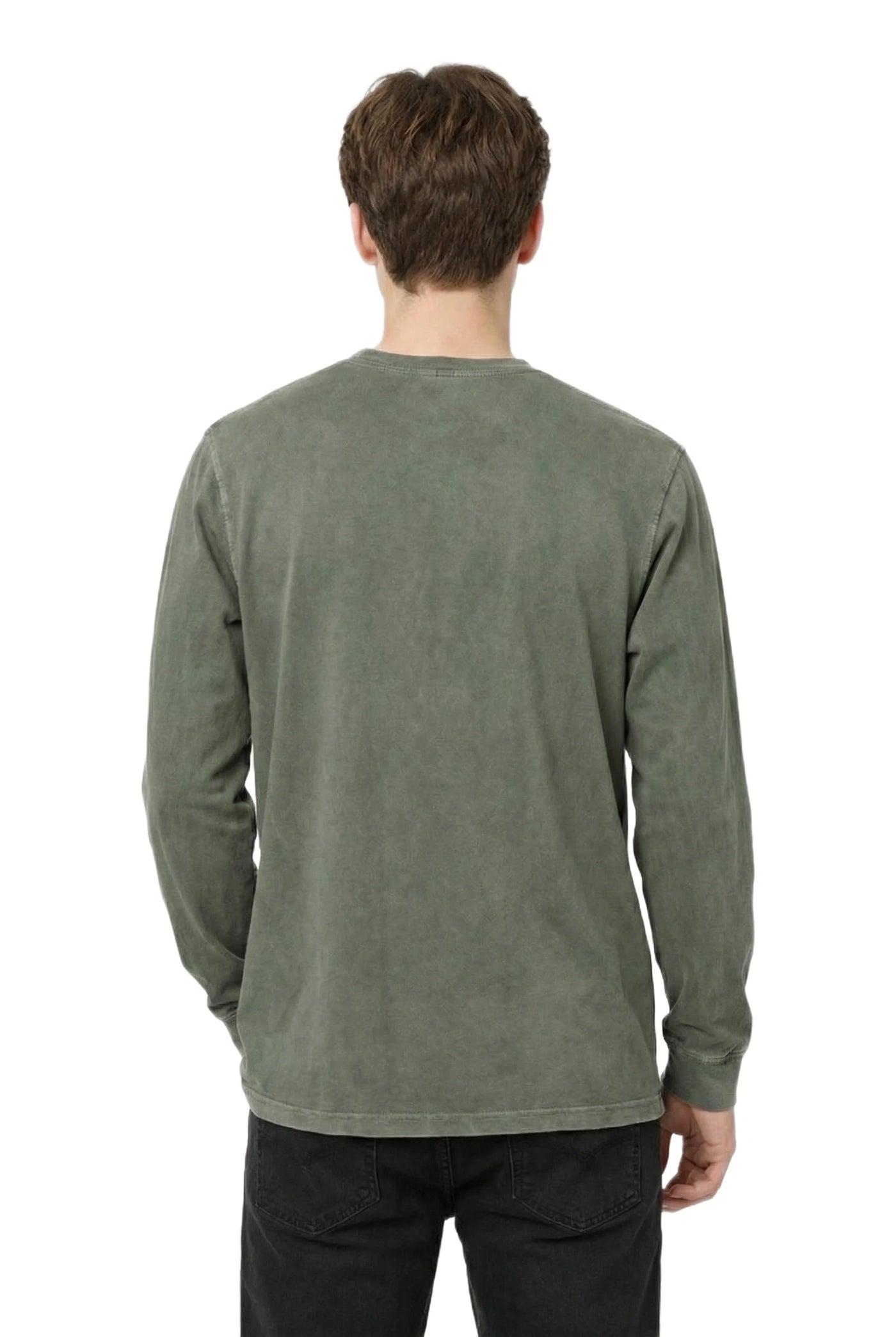 Milltex 401 Unisex Mid Weight Pigment Dyed Long Sleeve Tee