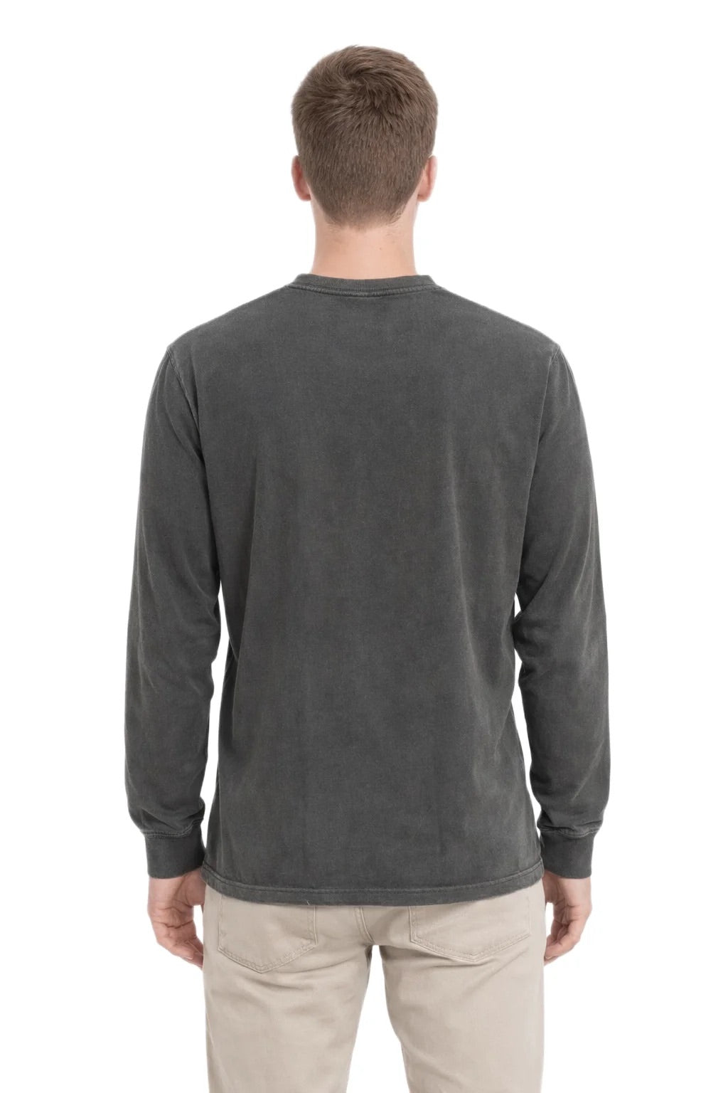 Milltex 401 Unisex Mid Weight Pigment Dyed Long Sleeve Tee