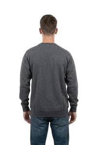 Milltex 603 Unisex Vintage Fleece Textured Crewneck Sweatshirt