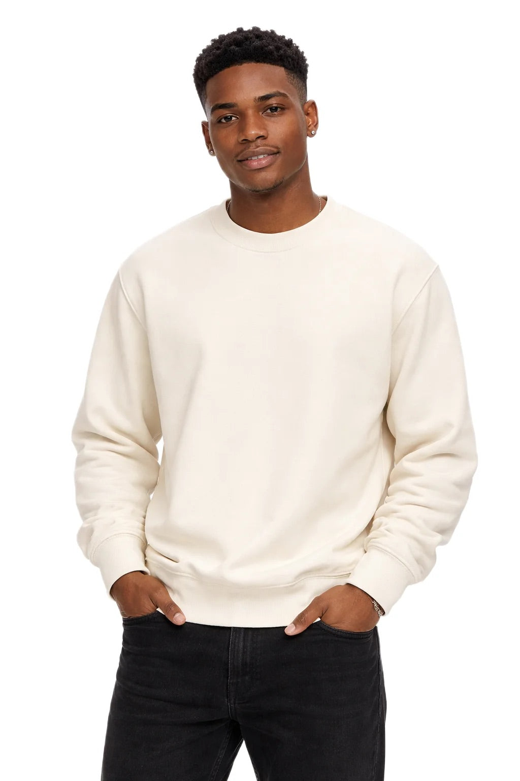 Milltex 303 Unisex Midweight Crewneck Fleece Sweatshirt