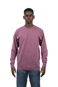 Milltex 603 Unisex Vintage Fleece Textured Crewneck Sweatshirt