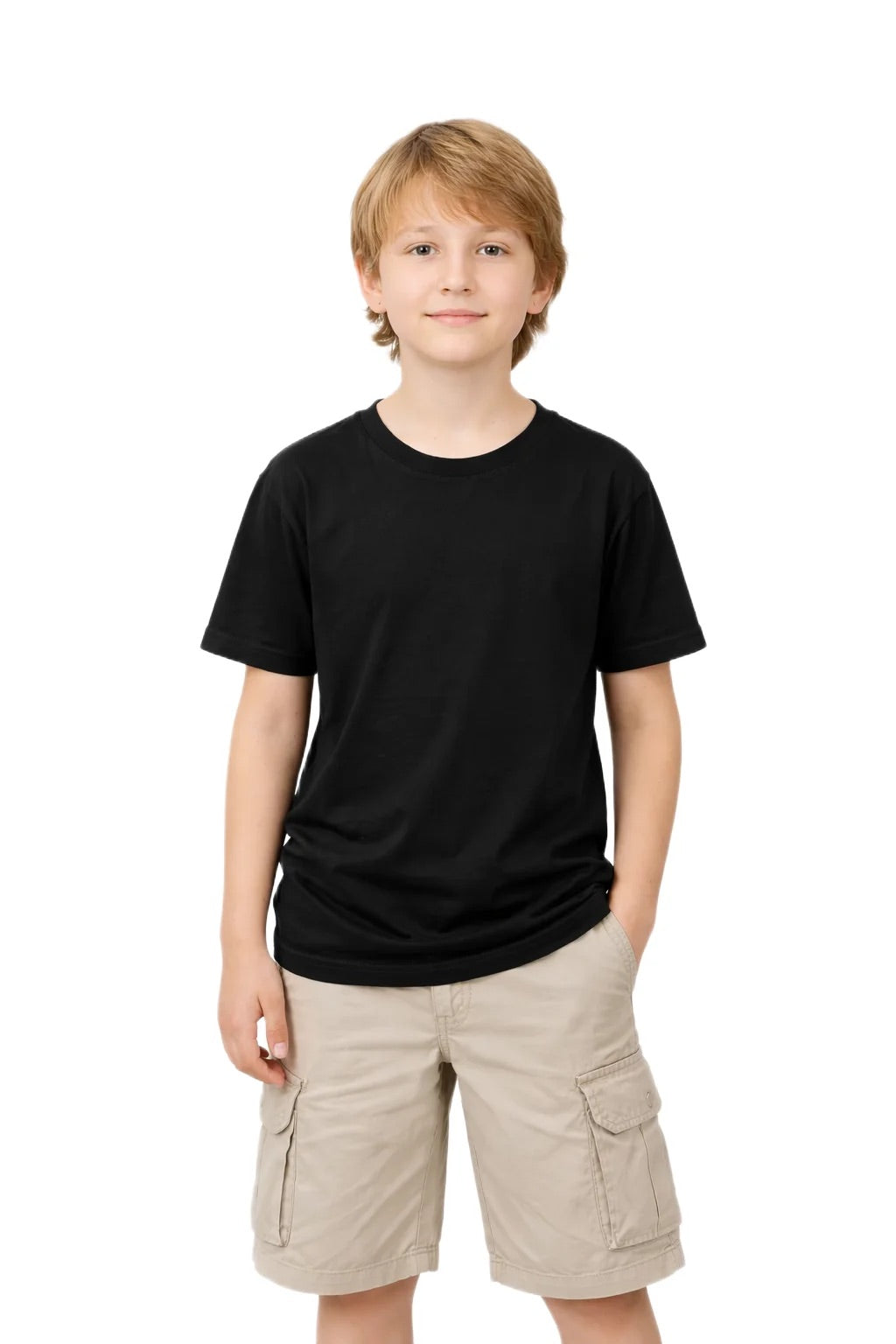 Milltex 500 Kids Unisex T-Shirt - Soft Lightweight Cotton Crew Neck Tee
