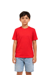 Milltex 500 Kids Unisex T-Shirt - Soft Lightweight Cotton Crew Neck Tee