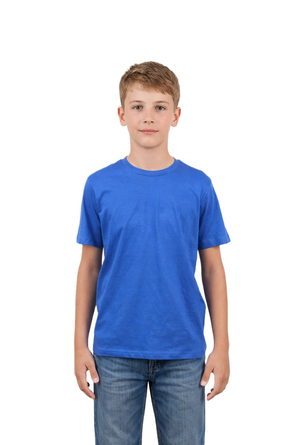 Milltex 500 Kids Unisex T-Shirt - Soft Lightweight Cotton Crew Neck Tee