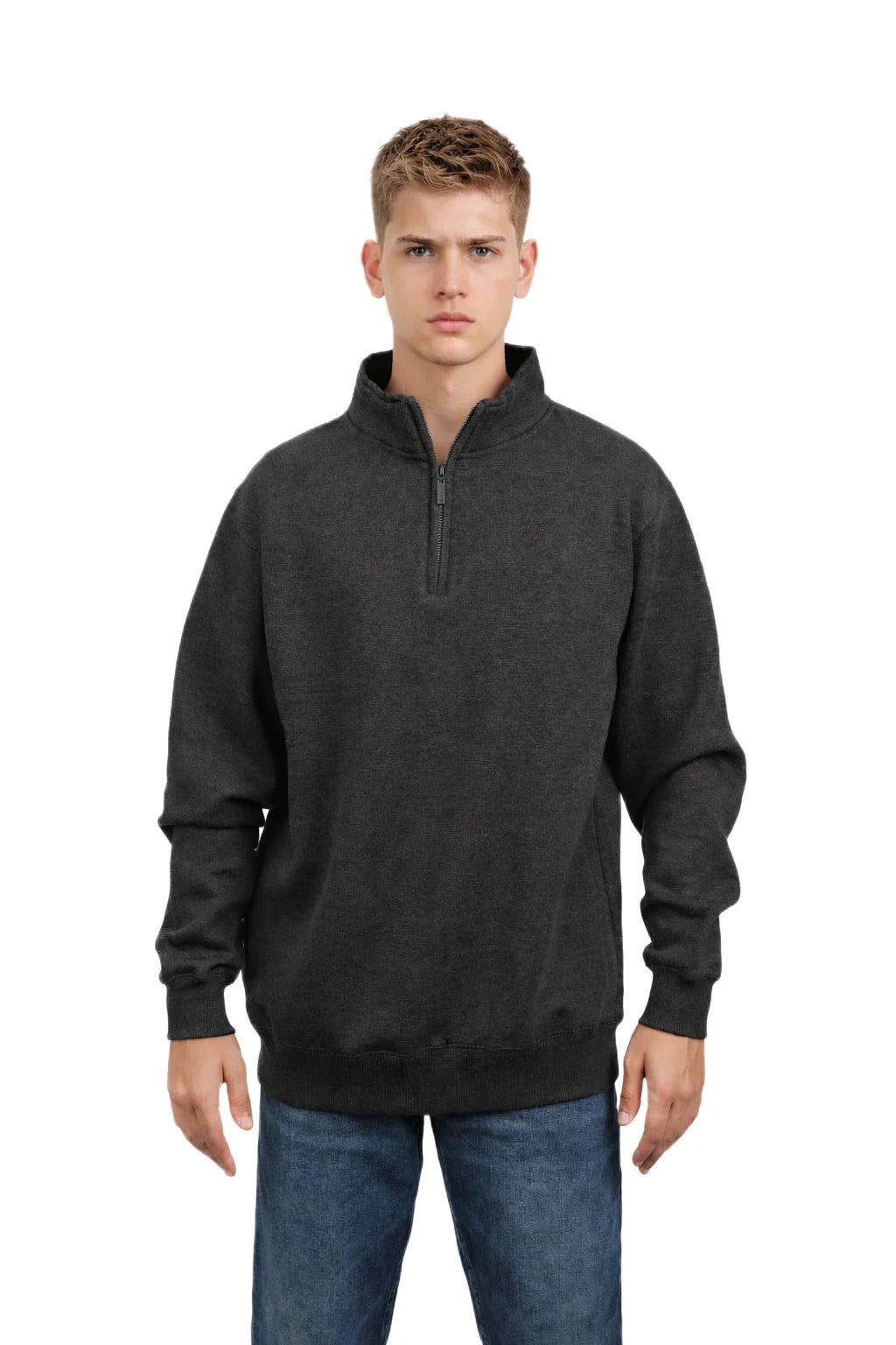 Milltex 935 Unisex Heavy Weight Quarter Zip Jacket