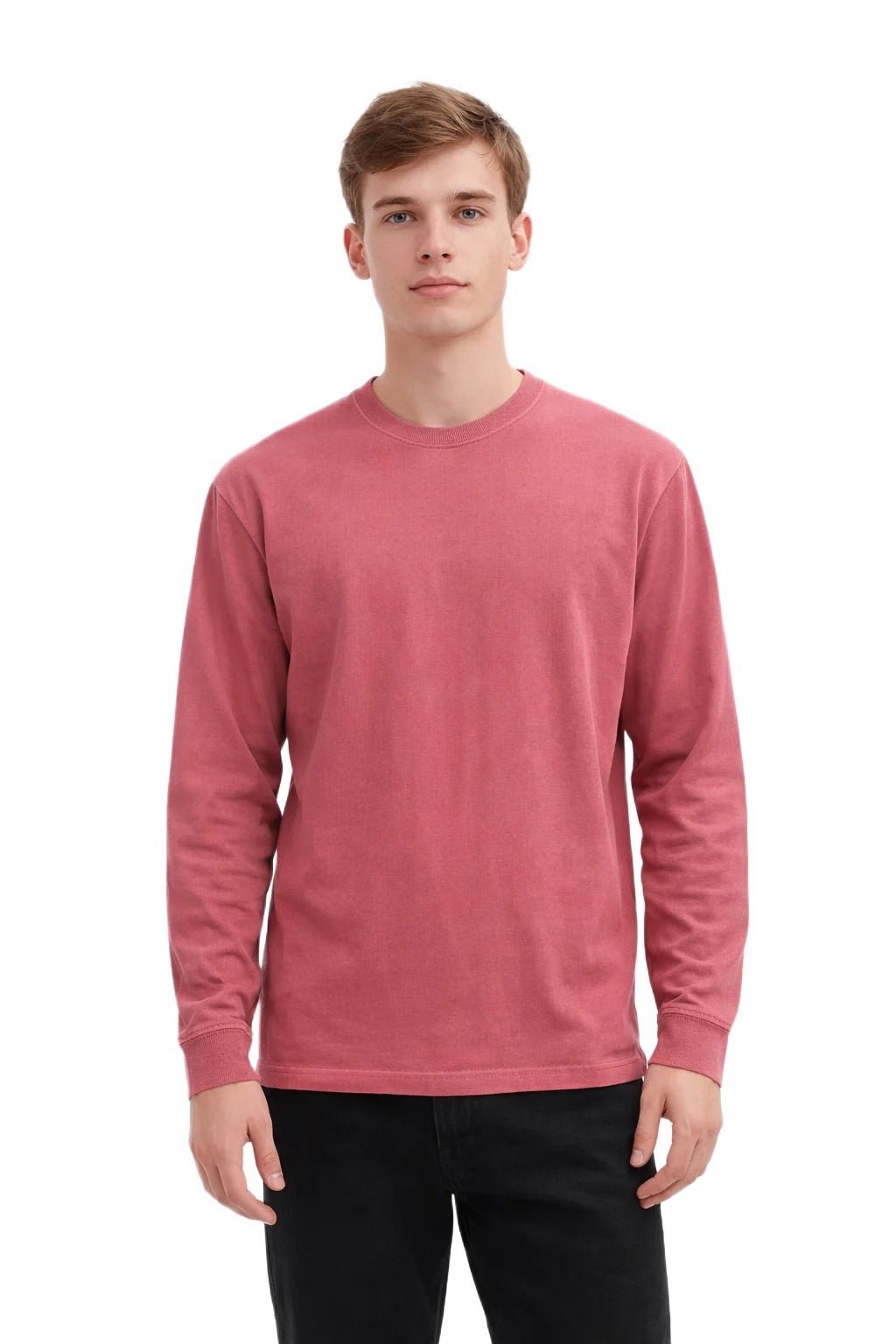 Milltex 401 Unisex Mid Weight Pigment Dyed Long Sleeve Tee