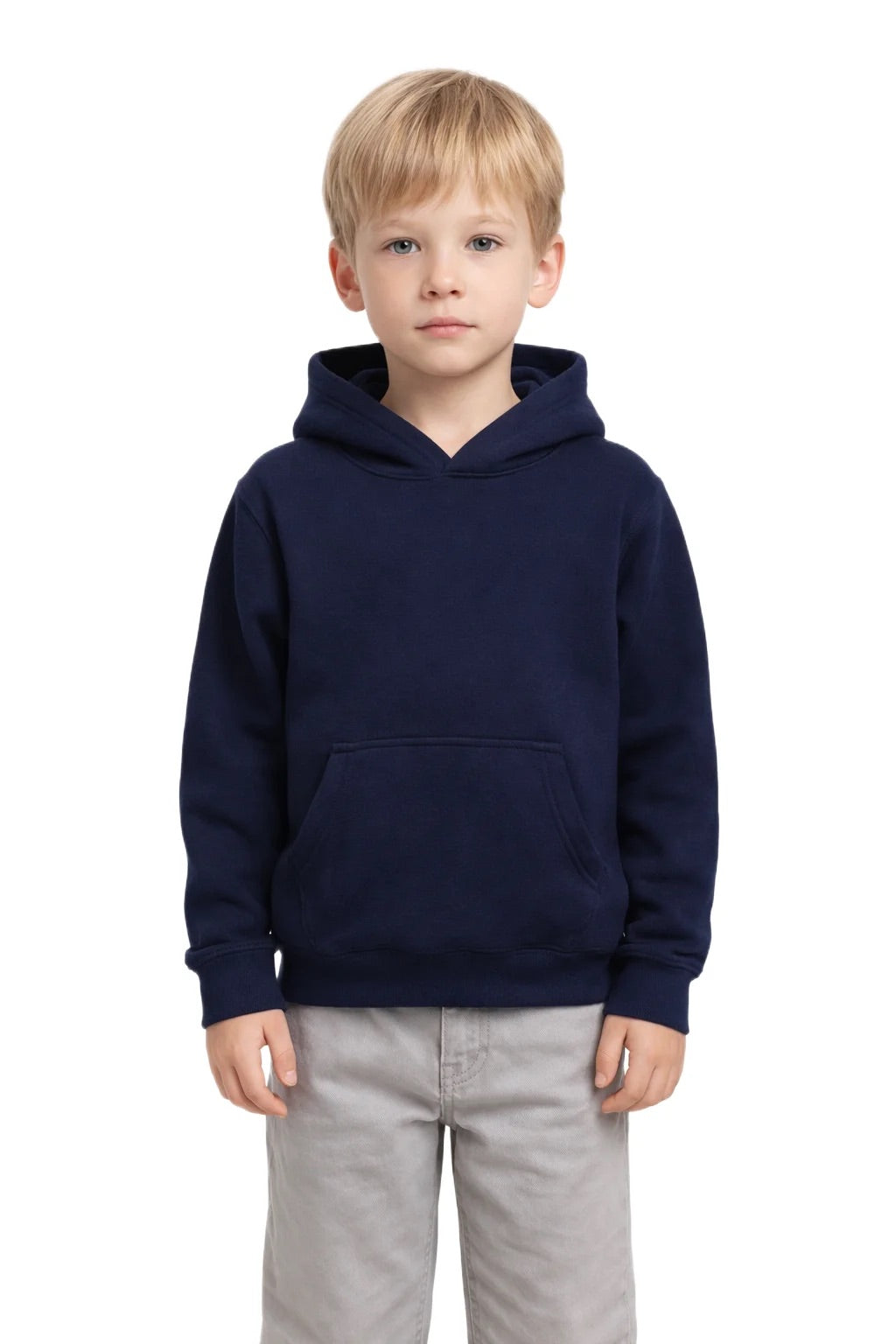 Milltex 517 Youth Unisex Hoodie | Midweight Cotton Blend Pullover Sweatshirt