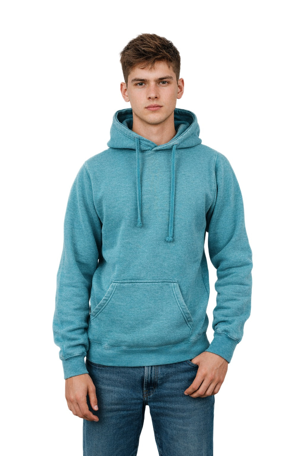 Milltex 617 — Adult Unisex Midweight Vintage Fleece Hoodie