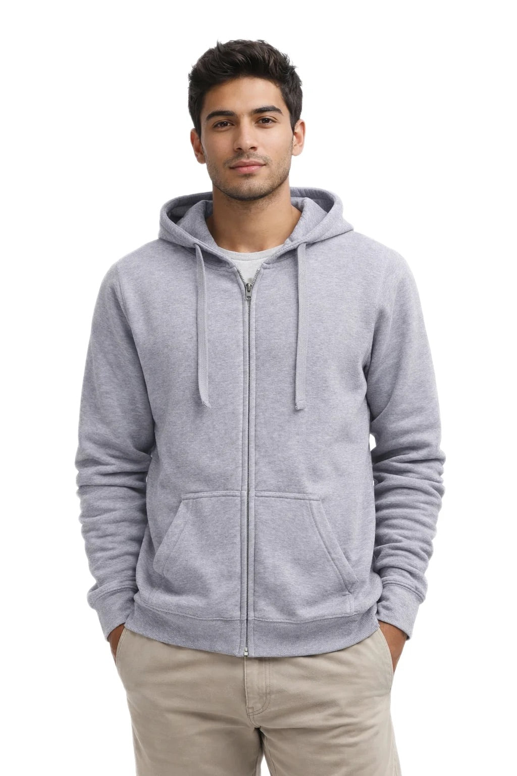 Milltex 750 Adult Unisex Mid Weight Classic Zipper Hoodie