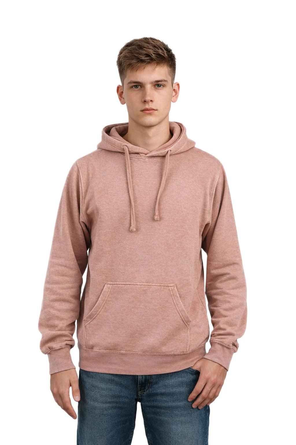 Milltex 617 — Adult Unisex Midweight Vintage Fleece Hoodie