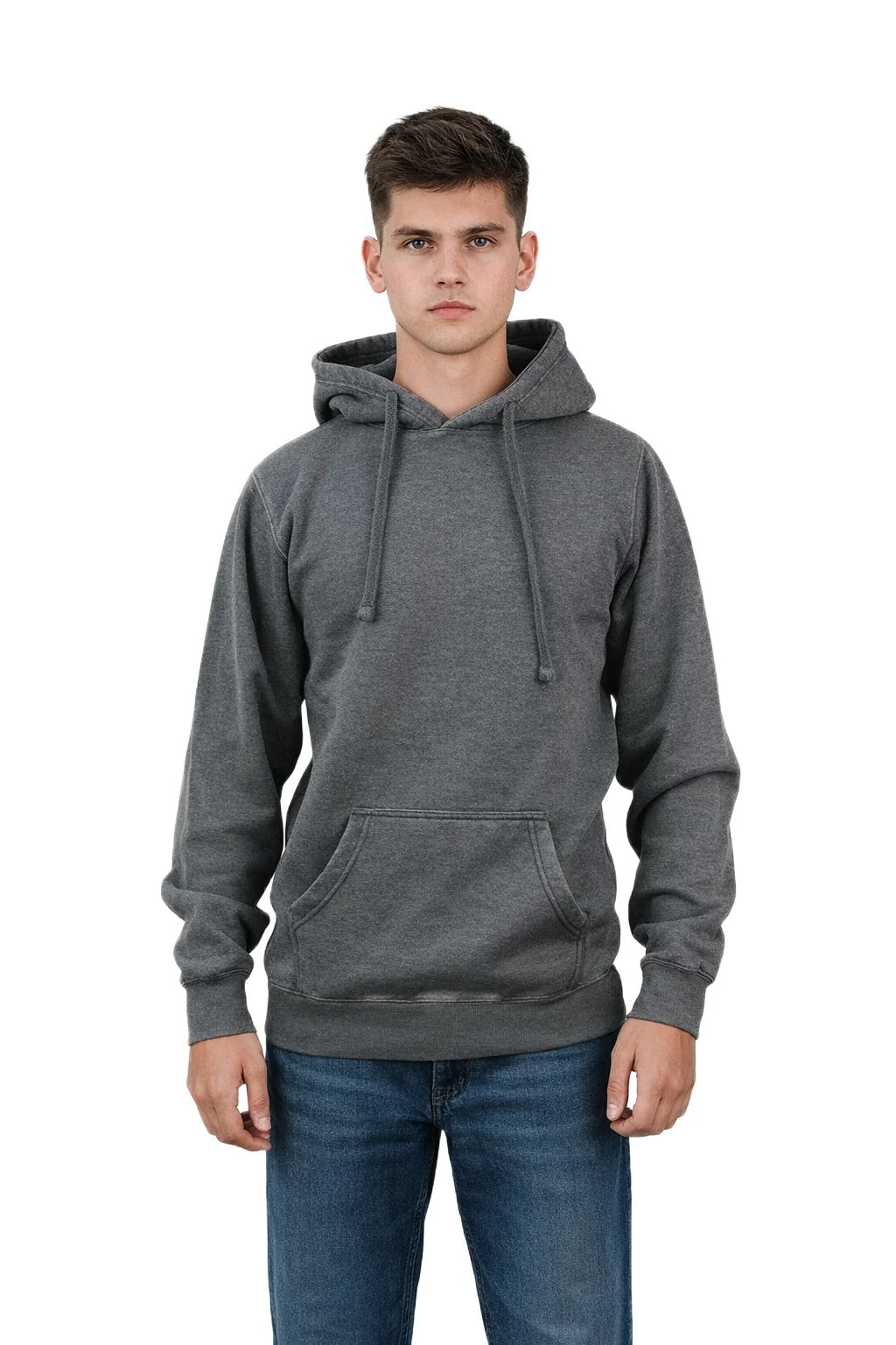 Milltex 617 — Adult Unisex Midweight Vintage Fleece Hoodie