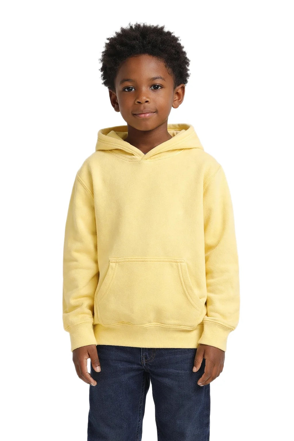 Milltex 517 Youth Unisex Hoodie | Midweight Cotton Blend Pullover Sweatshirt