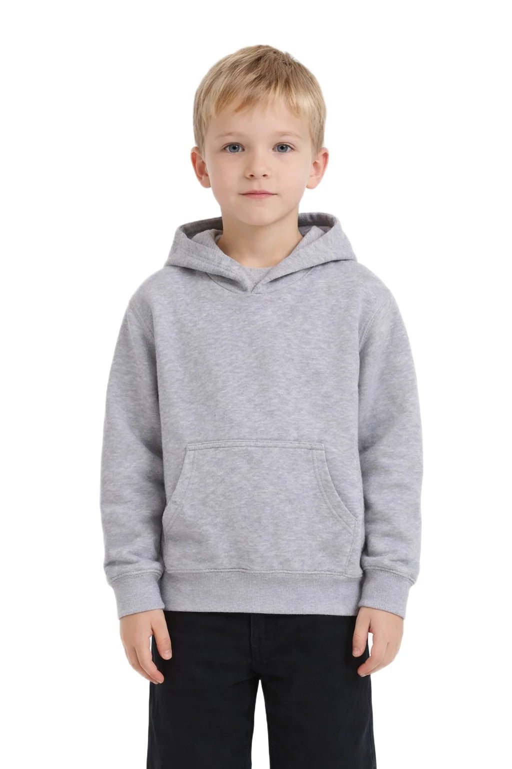 Milltex 517 Youth Unisex Hoodie | Midweight Cotton Blend Pullover Sweatshirt