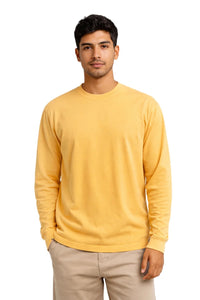 Milltex 401 Unisex Mid Weight Pigment Dyed Long Sleeve Tee