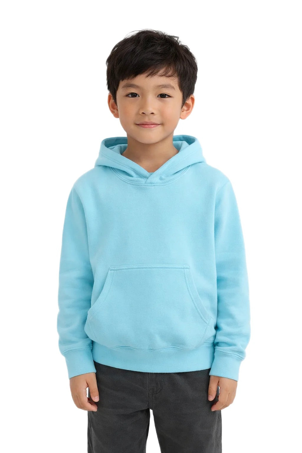 Milltex 517 Youth Unisex Hoodie | Midweight Cotton Blend Pullover Sweatshirt