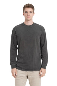 Milltex 401 Unisex Mid Weight Pigment Dyed Long Sleeve Tee
