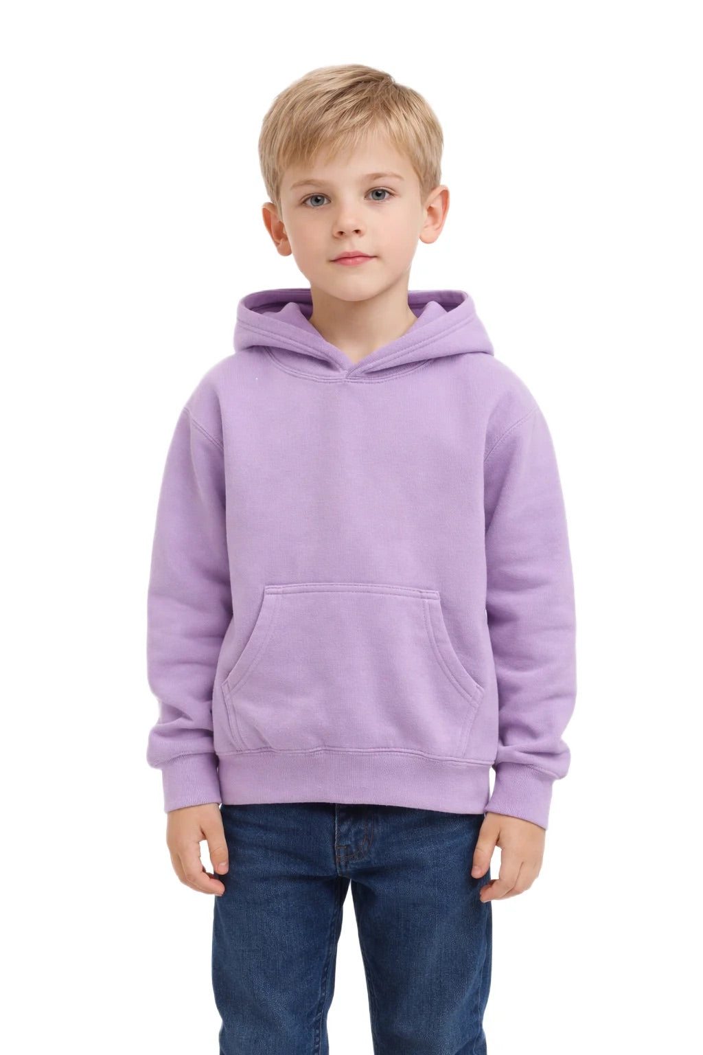 Milltex 517 Youth Unisex Hoodie | Midweight Cotton Blend Pullover Sweatshirt