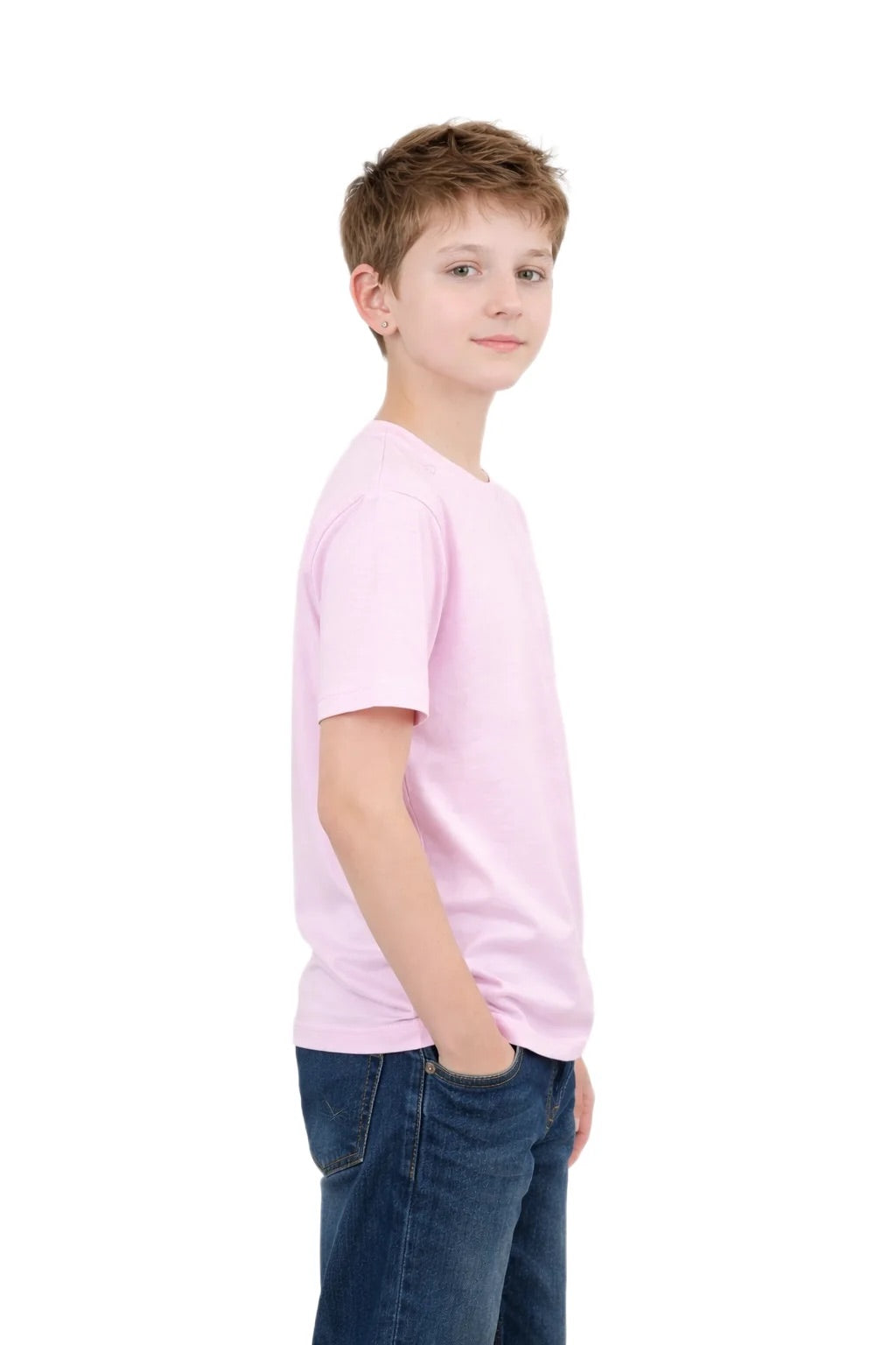 Milltex 500 Kids Unisex T-Shirt - Soft Lightweight Cotton Crew Neck Tee