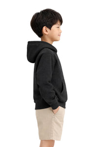 Milltex 517 Youth Unisex Hoodie | Midweight Cotton Blend Pullover Sweatshirt