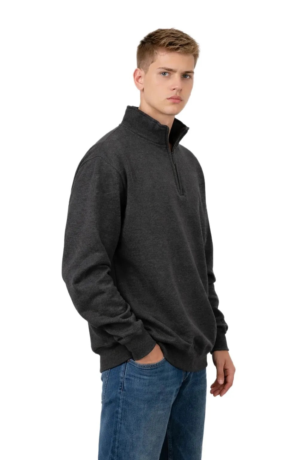 Milltex 935 Unisex Heavy Weight Quarter Zip Jacket