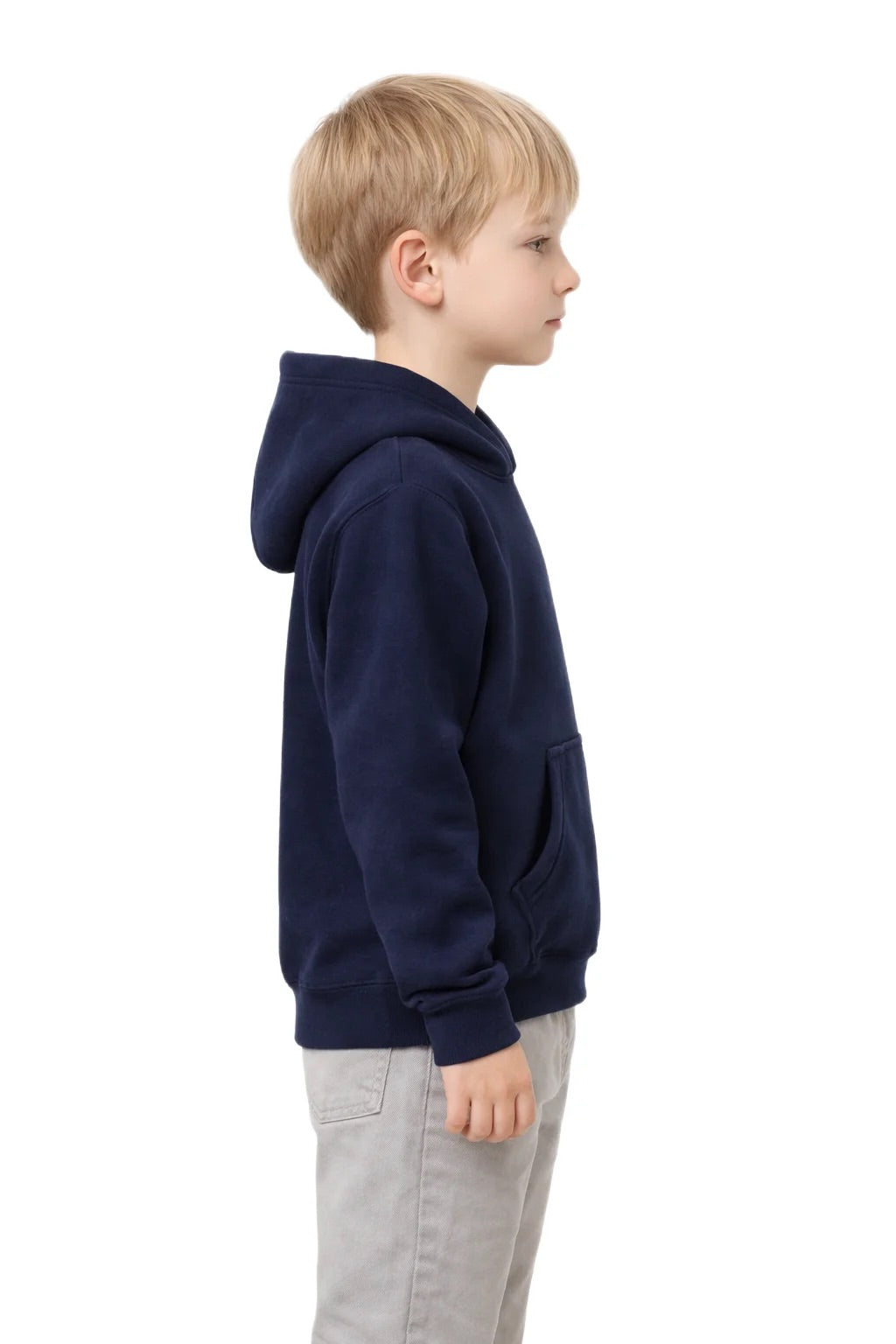 Milltex 517 Youth Unisex Hoodie | Midweight Cotton Blend Pullover Sweatshirt