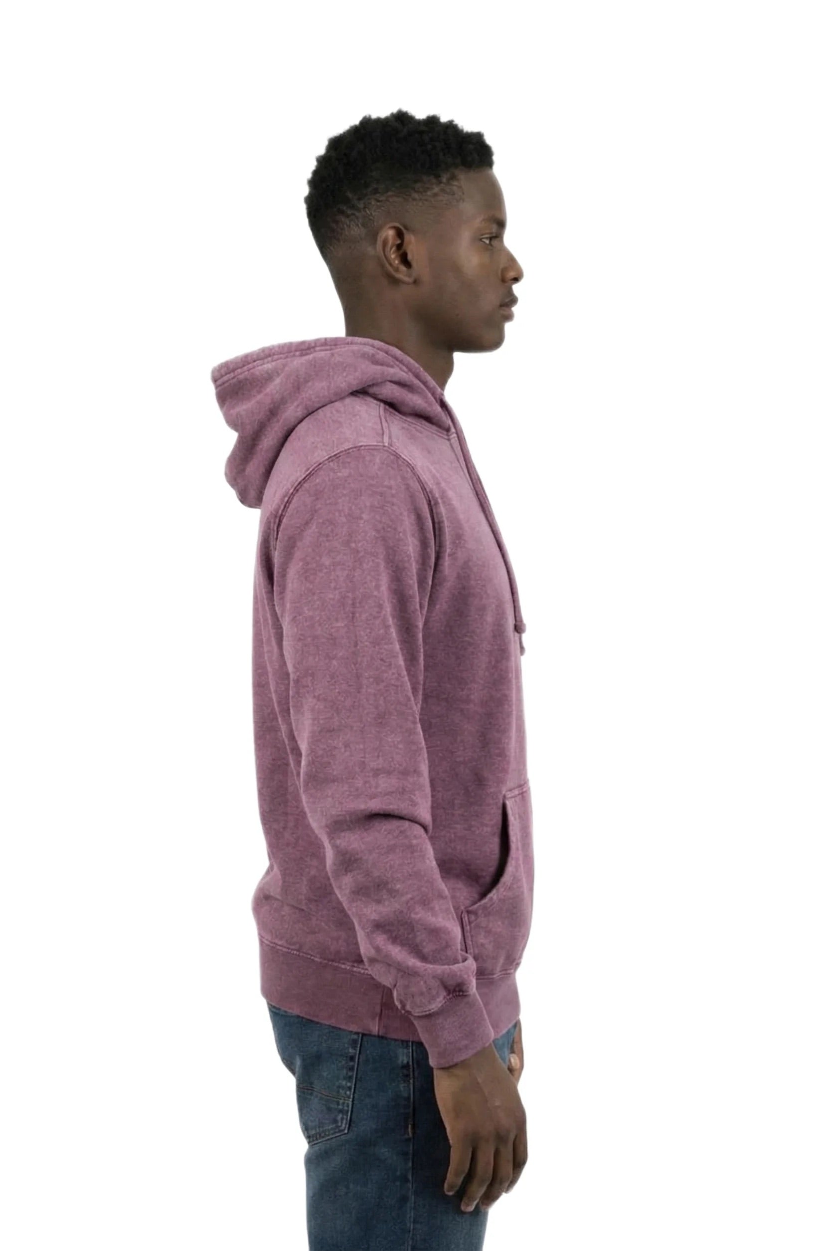 Milltex 617 — Adult Unisex Midweight Vintage Fleece Hoodie
