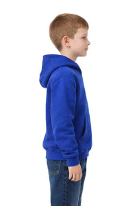 Milltex 517 Youth Unisex Hoodie | Midweight Cotton Blend Pullover Sweatshirt