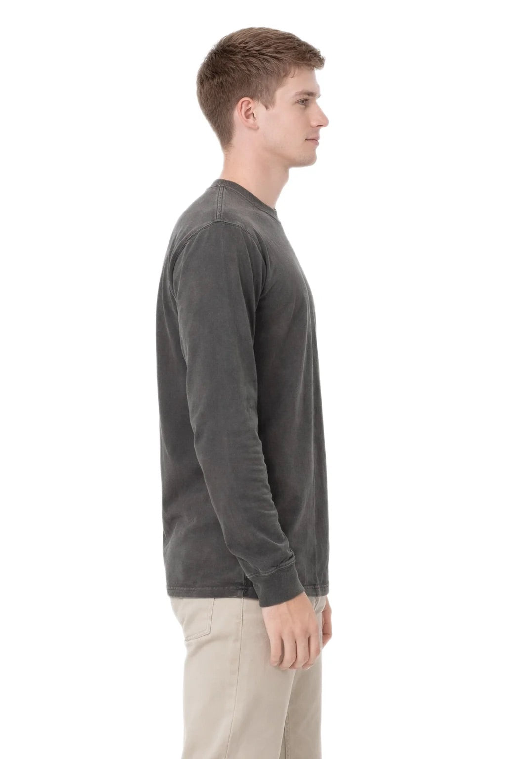 Milltex 401 Unisex Mid Weight Pigment Dyed Long Sleeve Tee