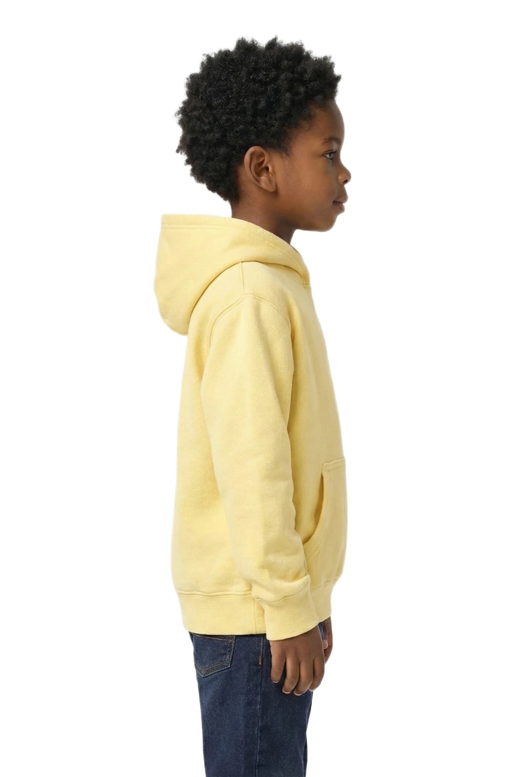 Milltex 517 Youth Unisex Hoodie | Midweight Cotton Blend Pullover Sweatshirt