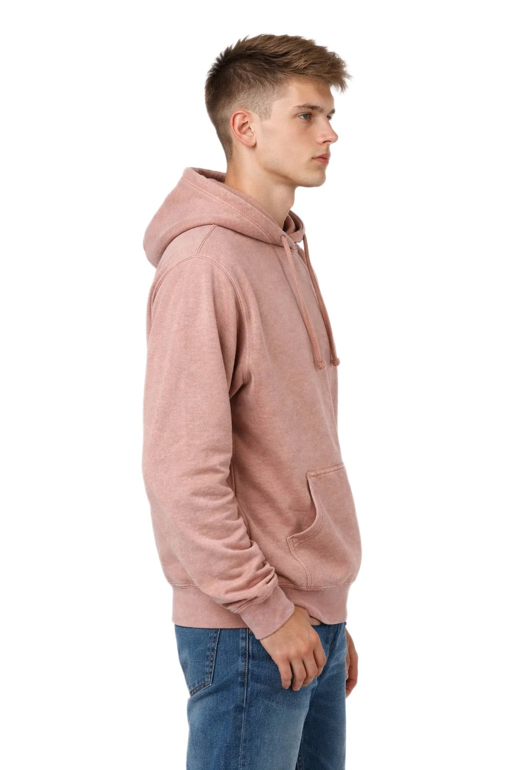 Milltex 617 — Adult Unisex Midweight Vintage Fleece Hoodie
