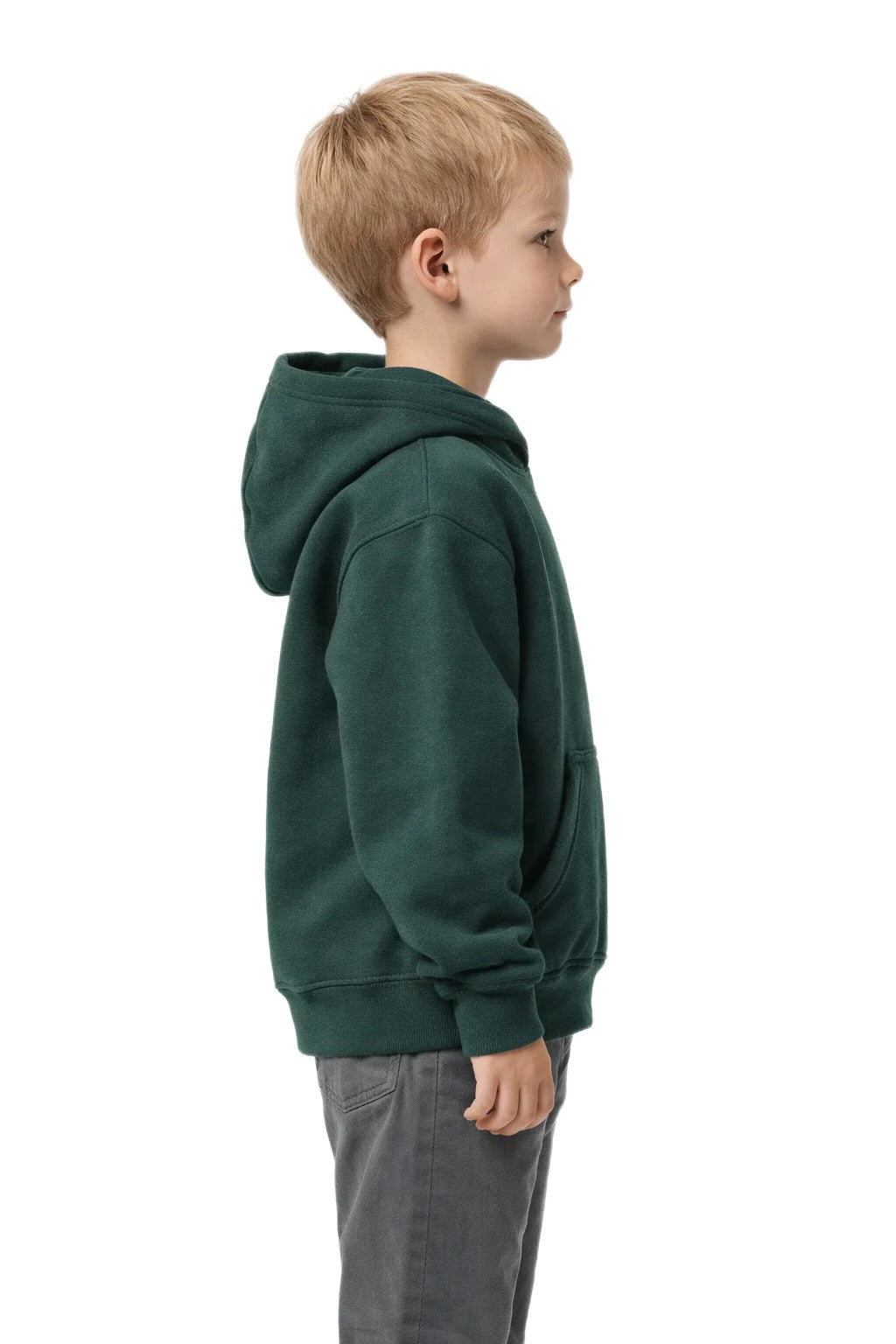 Milltex 517 Youth Unisex Hoodie | Midweight Cotton Blend Pullover Sweatshirt