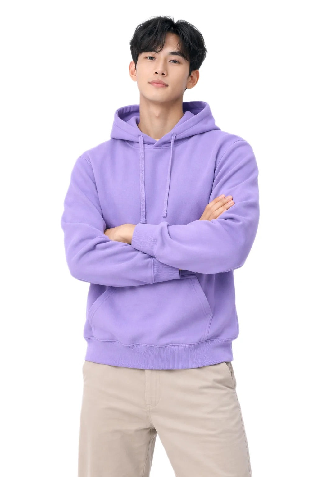 Milltex 417 Adult Unisex Heavyweight Plain Hoodie