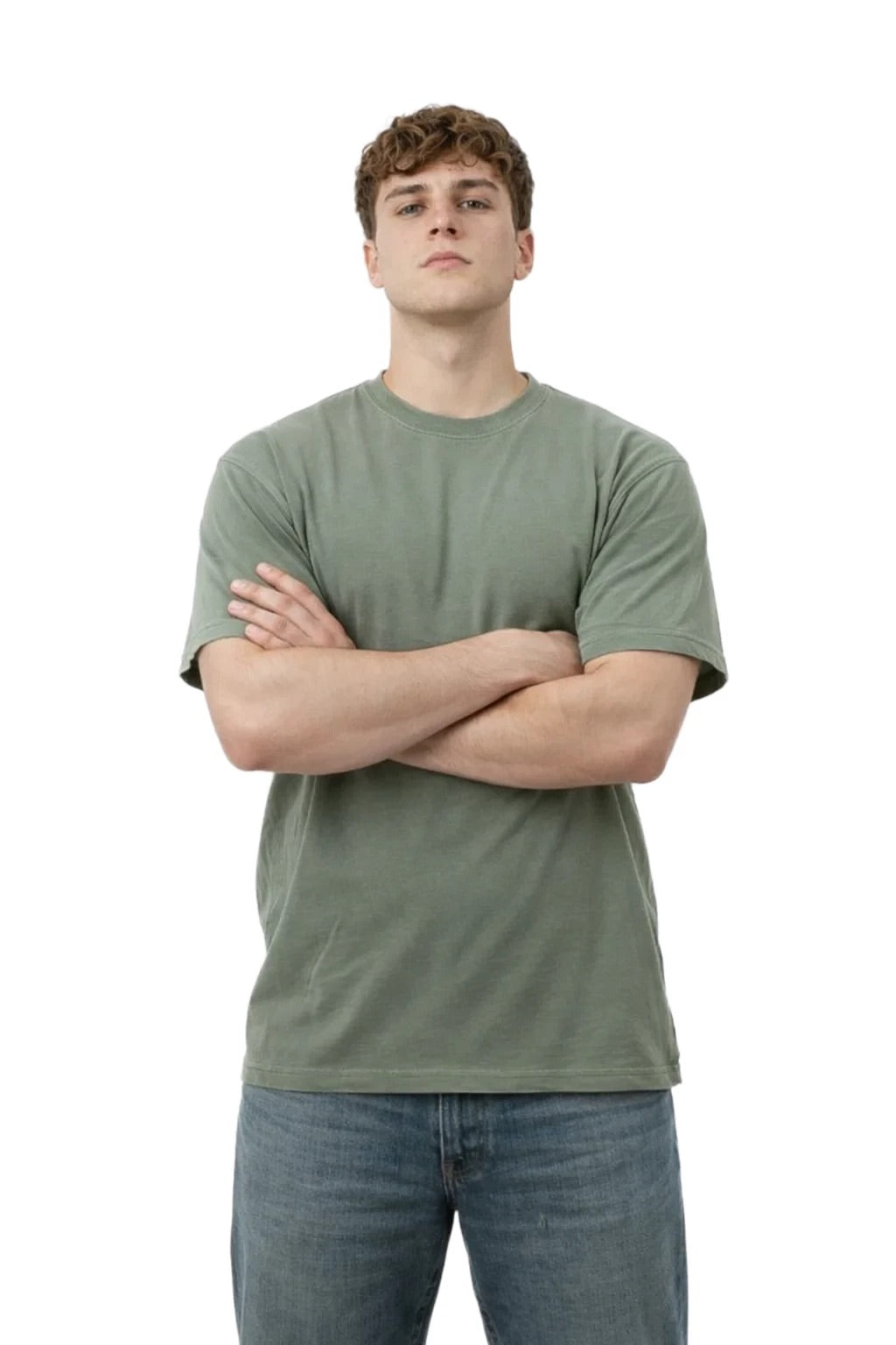 Milltex 400 Unisex Mid Weight Short Sleeve Pigment Dyed Tee