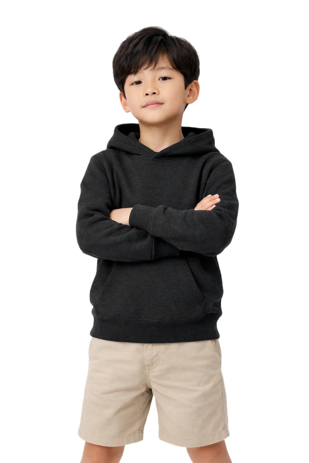 Milltex 517 Youth Unisex Hoodie | Midweight Cotton Blend Pullover Sweatshirt