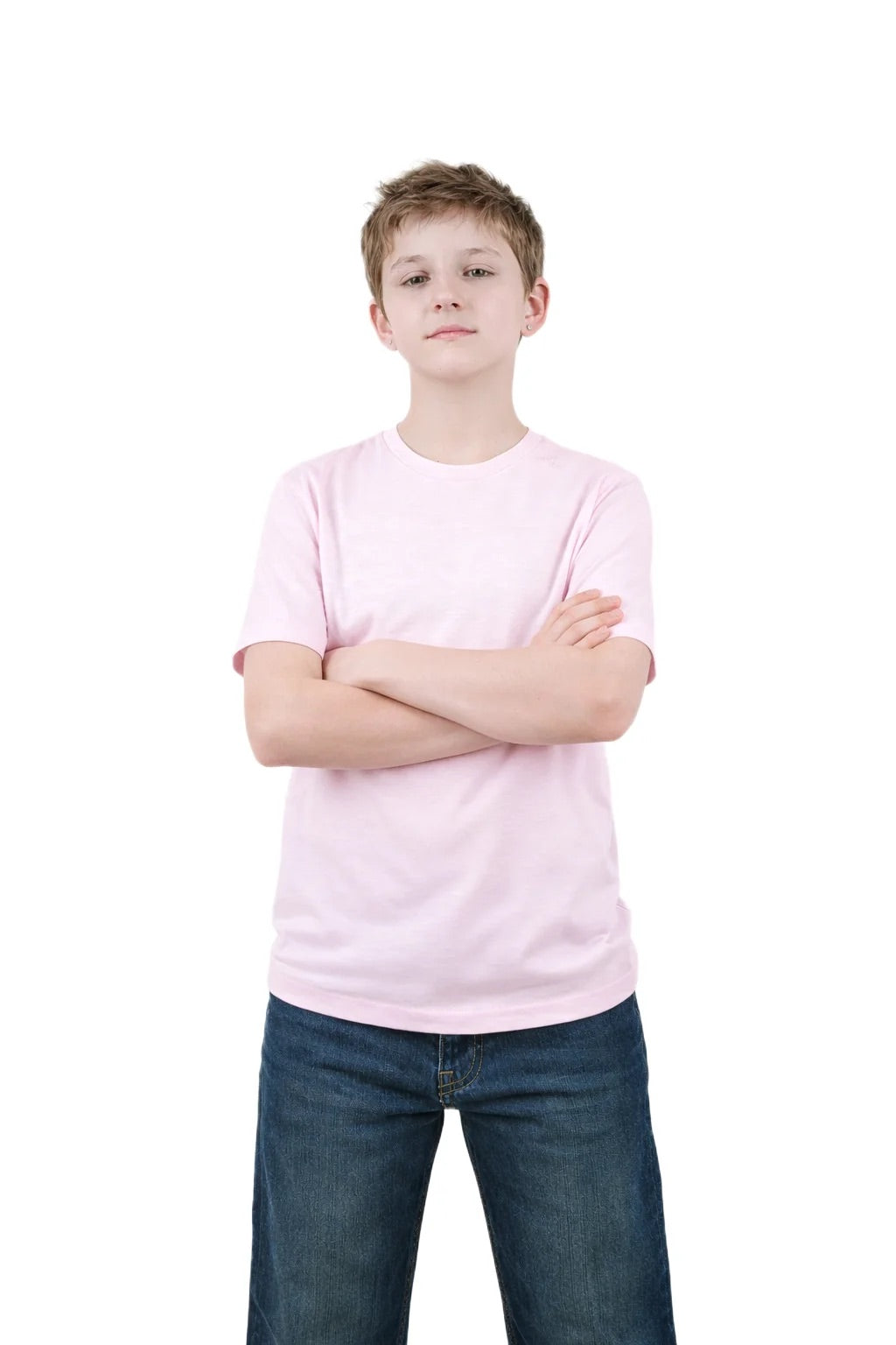 Milltex 500 Kids Unisex T-Shirt - Soft Lightweight Cotton Crew Neck Tee