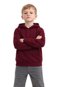 Milltex 517 Youth Unisex Hoodie | Midweight Cotton Blend Pullover Sweatshirt