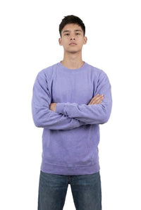 Milltex 603 Unisex Vintage Fleece Textured Crewneck Sweatshirt