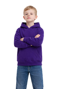Milltex 517 Youth Unisex Hoodie | Midweight Cotton Blend Pullover Sweatshirt