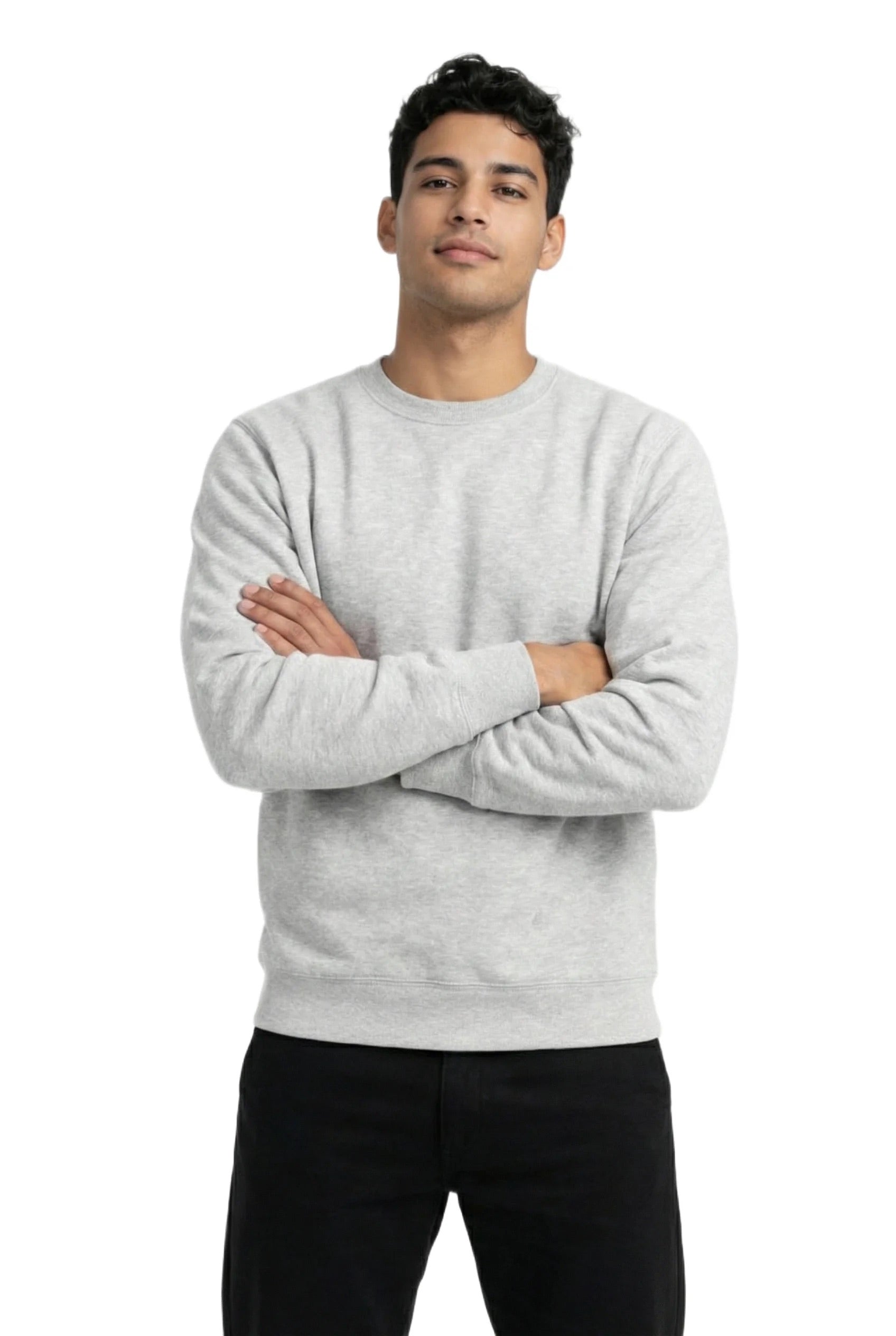 Milltex 303 Unisex Midweight Crewneck Fleece Sweatshirt