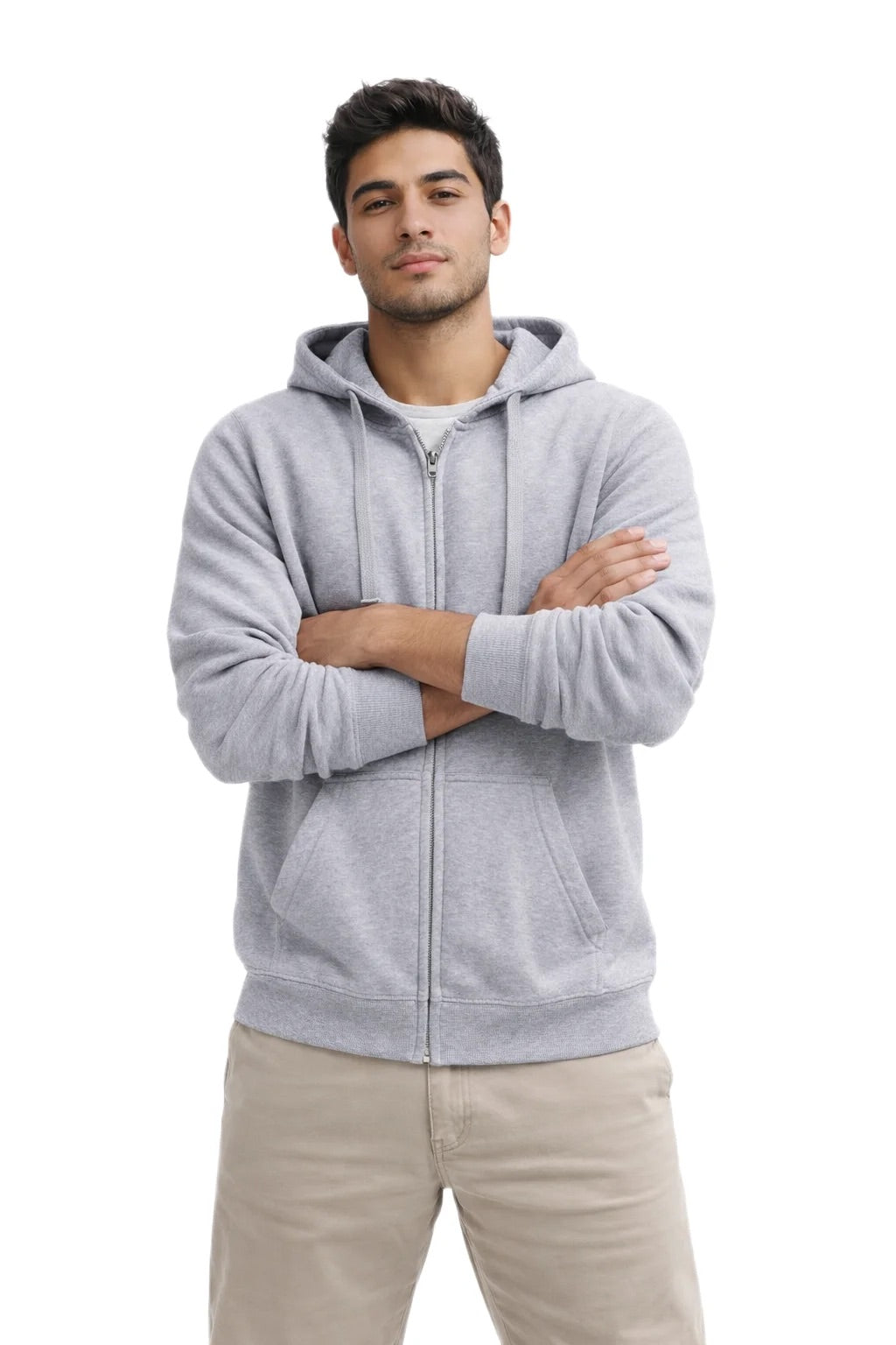 Milltex 750 Adult Unisex Mid Weight Classic Zipper Hoodie