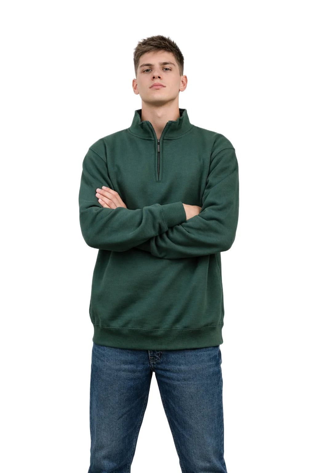 Milltex 935 Unisex Heavy Weight Quarter Zip Jacket