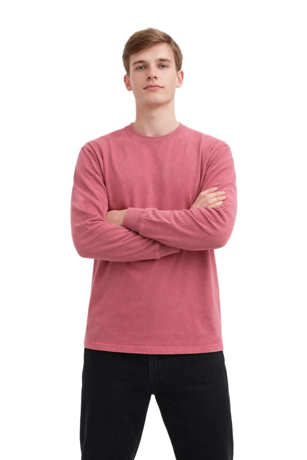 Milltex 401 Unisex Mid Weight Pigment Dyed Long Sleeve Tee