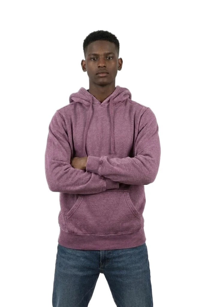 Milltex 617 — Adult Unisex Midweight Vintage Fleece Hoodie