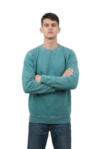 Milltex 603 Unisex Vintage Fleece Textured Crewneck Sweatshirt