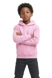 Milltex 517 Youth Unisex Hoodie | Midweight Cotton Blend Pullover Sweatshirt