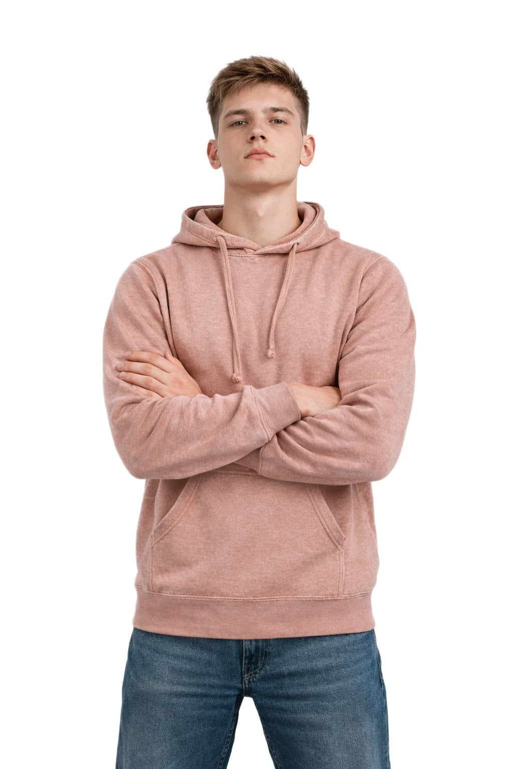Milltex 617 — Adult Unisex Midweight Vintage Fleece Hoodie