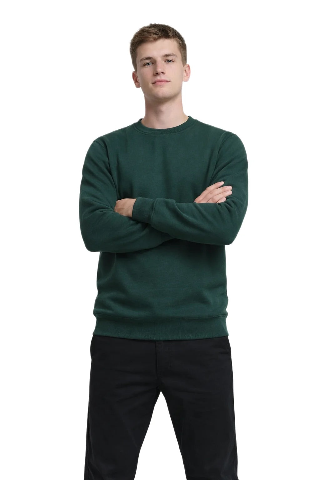 Milltex 303 Unisex Midweight Crewneck Fleece Sweatshirt