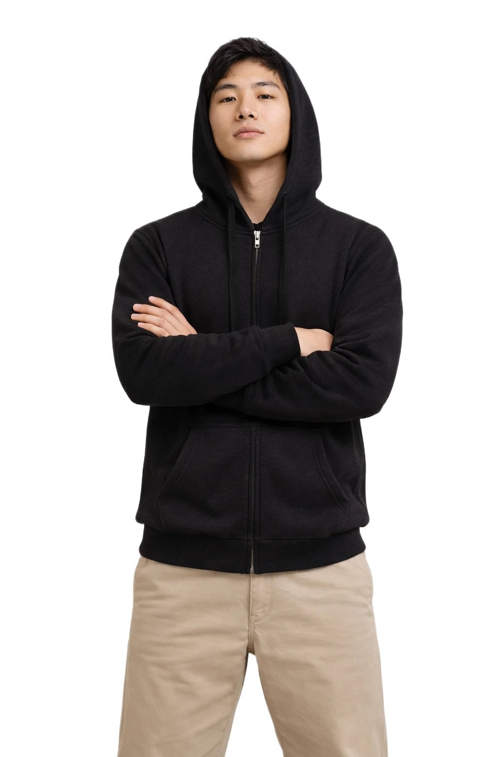 Milltex 750 Adult Unisex Mid Weight Classic Zipper Hoodie